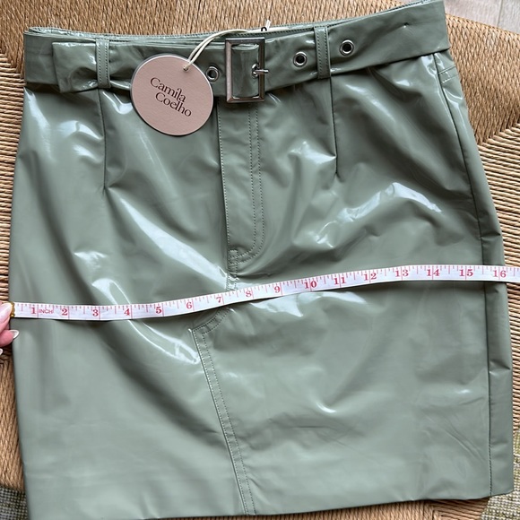 Camila Coelho Eliana Mini Skirt in Sage NWT - Picture 11 of 11